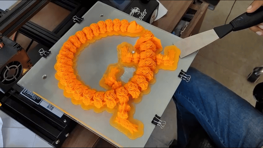 How to easily remove 3D print from bed