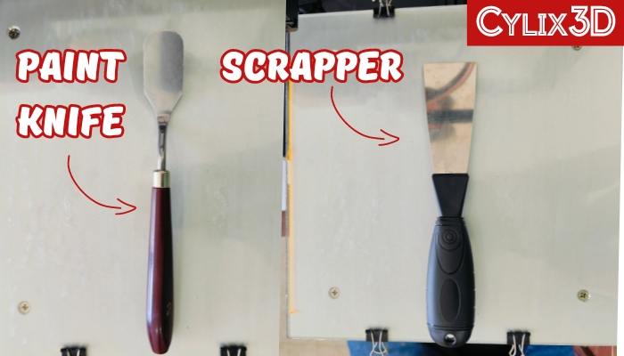 Paint Knife As Alternative To Scrapper