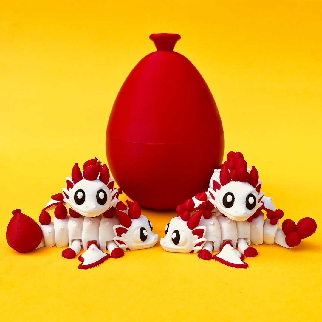 Balloon Dragon And Box STL 3D Print Files