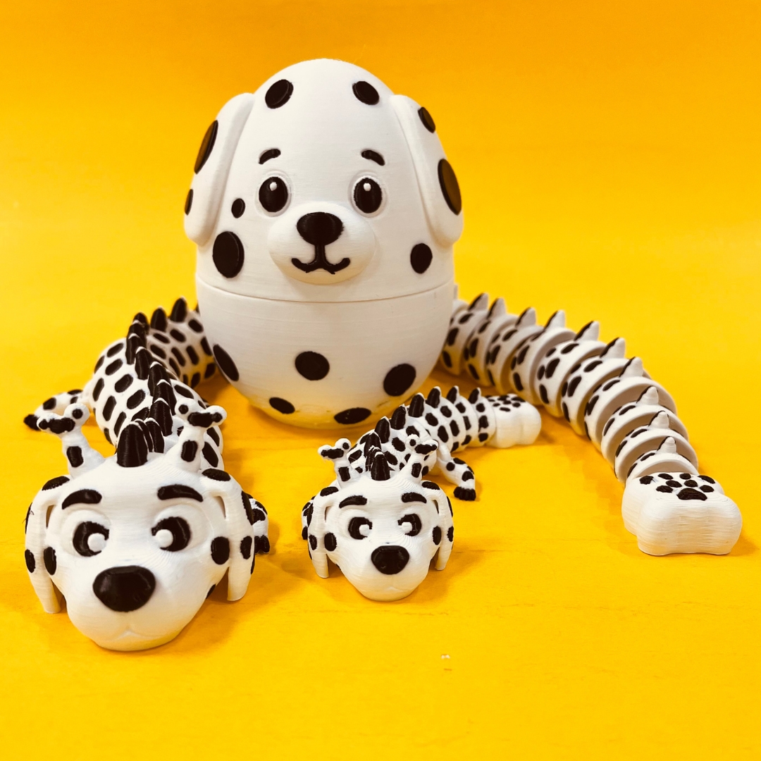 Dalmatian Dog Dragon And Dalmatian Egg Box