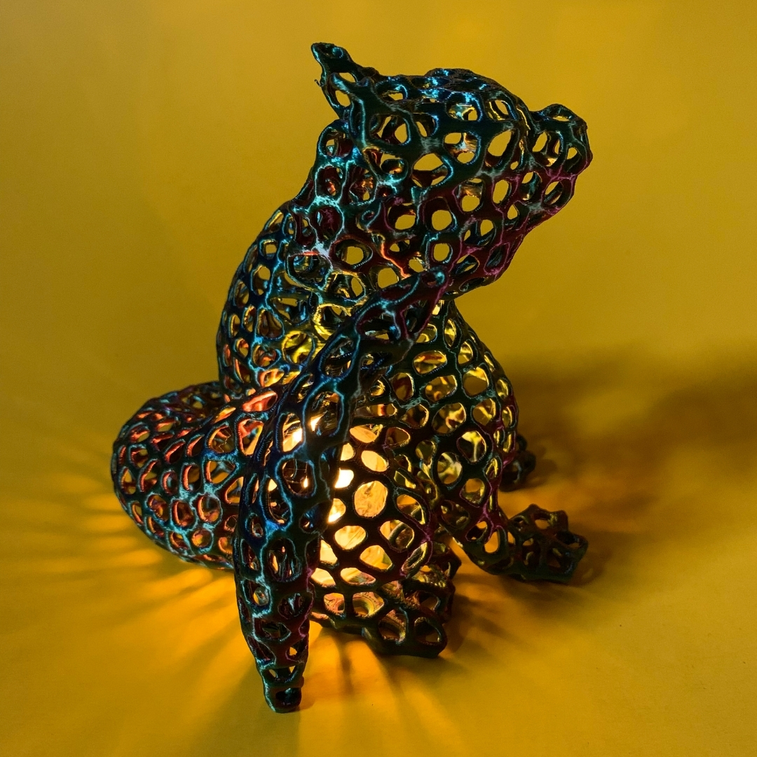 Dragon Vornoi STL 3D Print File