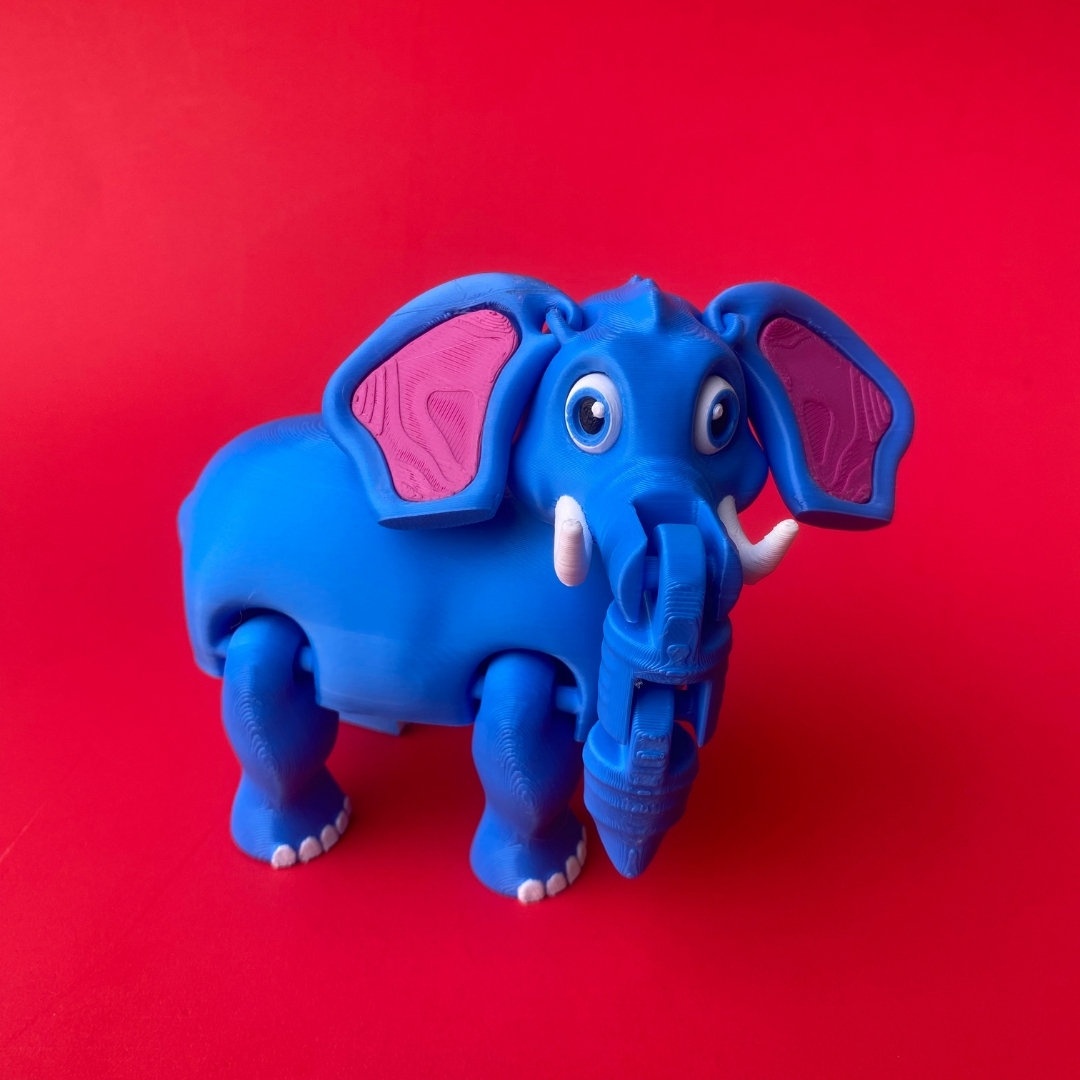 Elephant STL 3D Print File