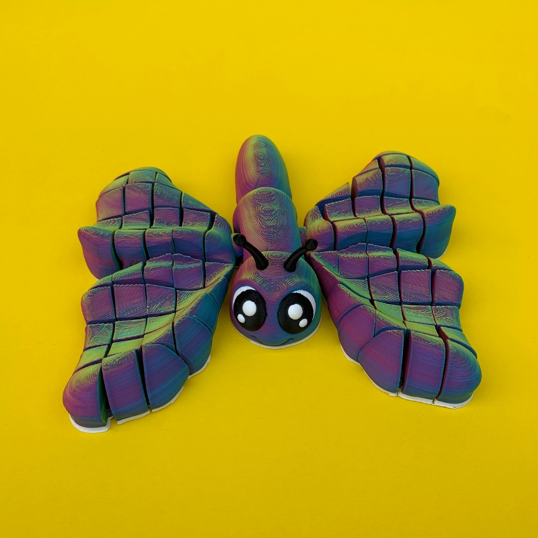Flexi Butterfly STL 3D Print File