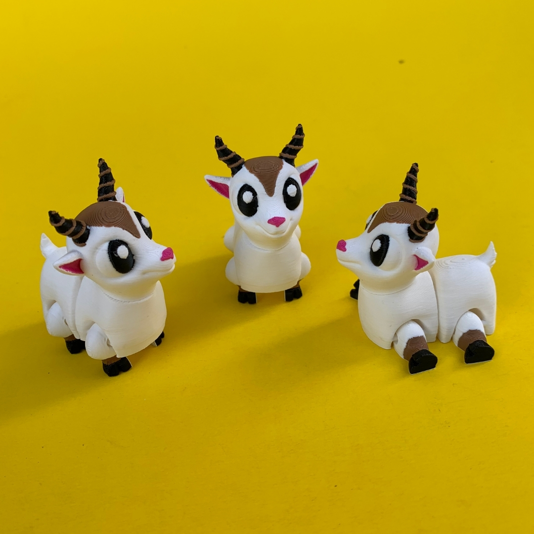 Flexi Goat STL 3D Print File