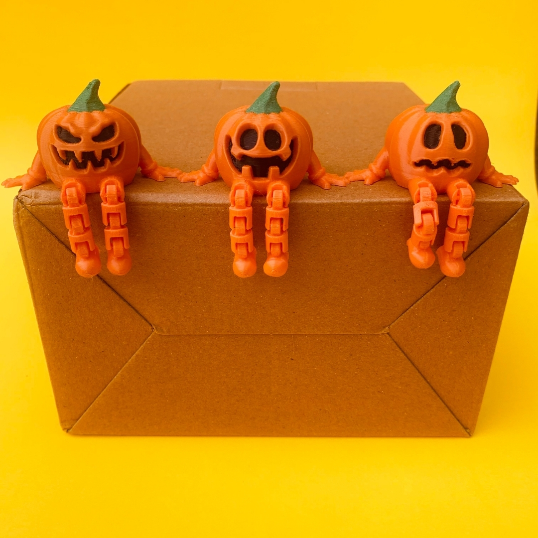 Flexi Pumpkin Legs Bundle STL 3D Print File