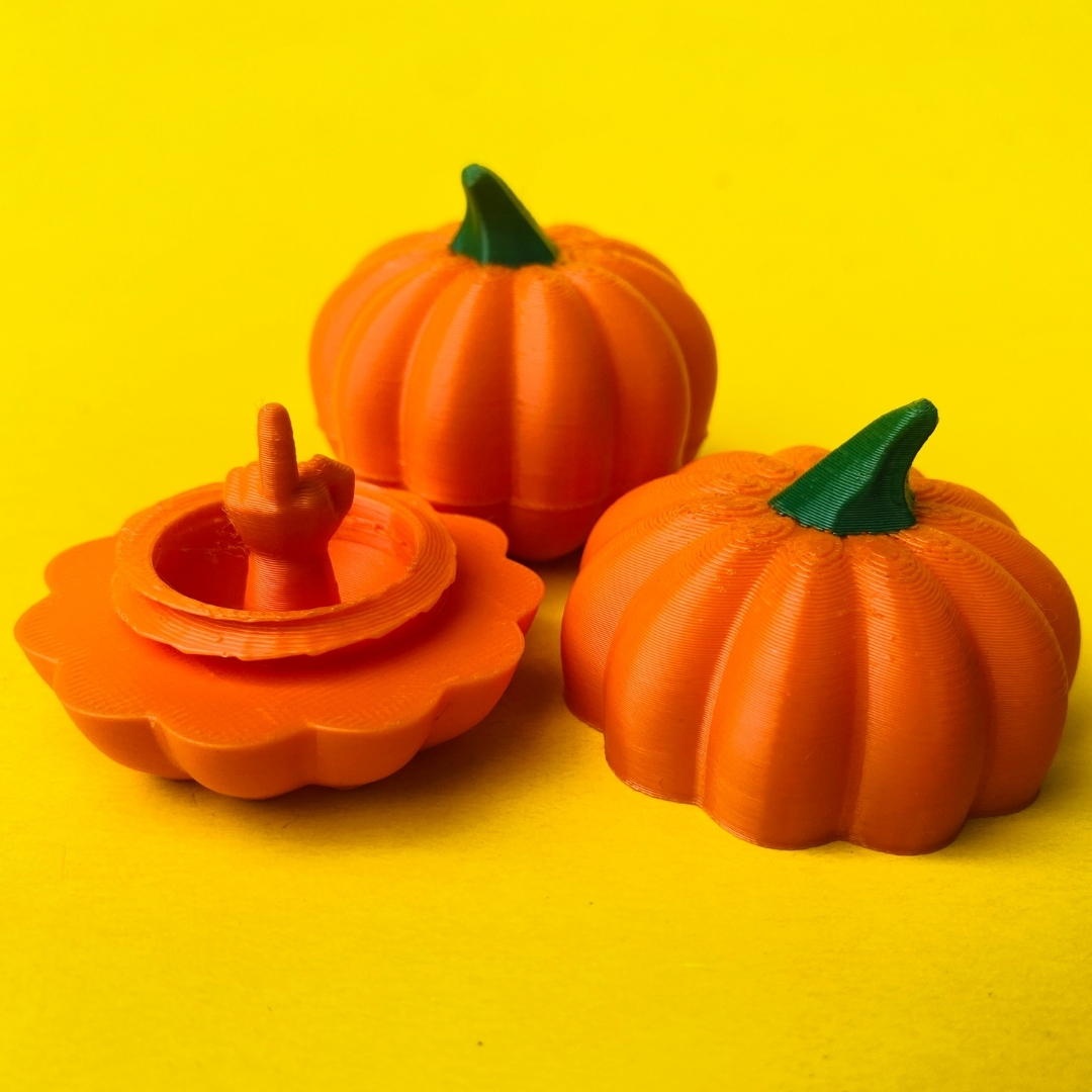 Funny Halloween Pumpkin Box STL 3D Print File