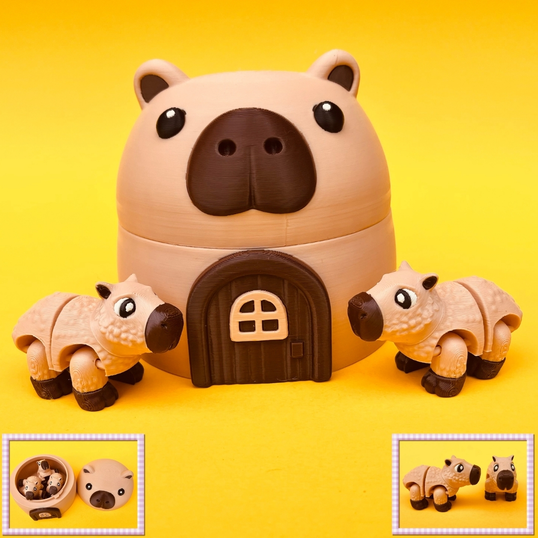 Flexi Capybara And House Box