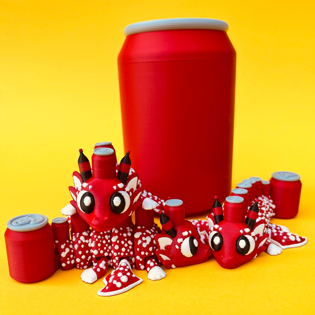 Soda Dragon and Can Box